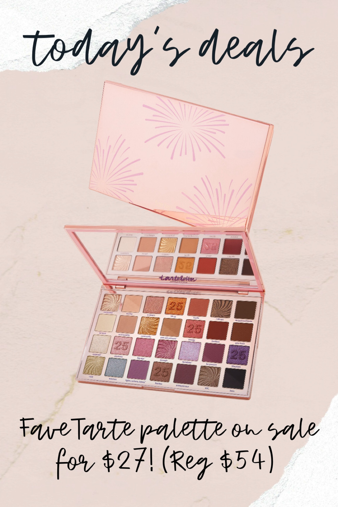 Tarte eyeshadow palette on sale! Tarte Black Friday sale 

#LTKCyberWeek #LTKSaleAlert #LTKFindsUnder50