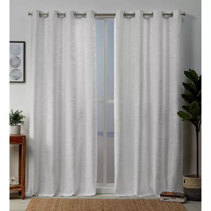 Kadomo Grommet Top Window Curtain Panels - Exclusive Home | Target