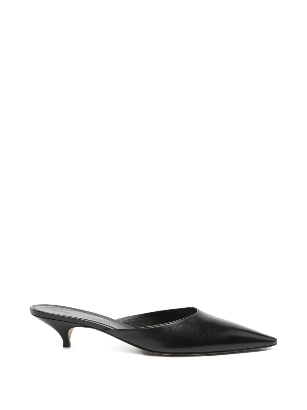 The Row Liisa Kitten Mules | Black | FARFETCH FR | Farfetch Global