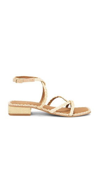 Dolce Vita Brinn Sandal in Beige. - size 9.5 | Revolve Clothing (Global)