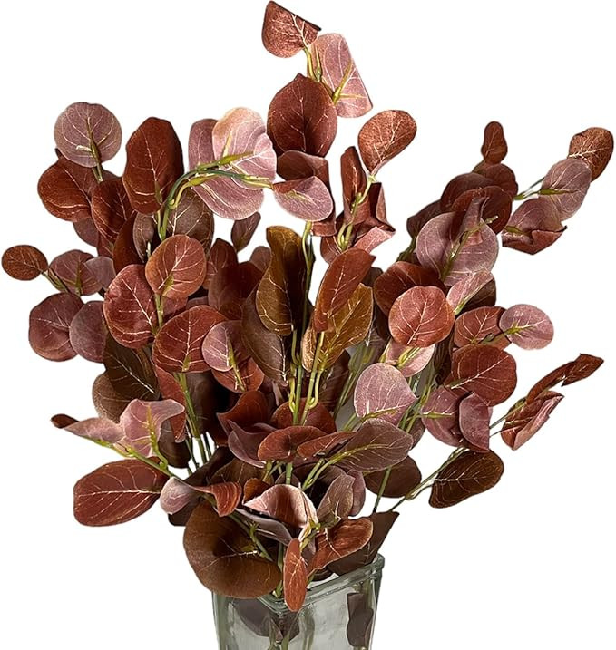 Artificial Eucalyptus Plant - Pack of 3 – Lovely & Elegant Faux Eucalyptus Stems Greenery Plant... | Amazon (US)