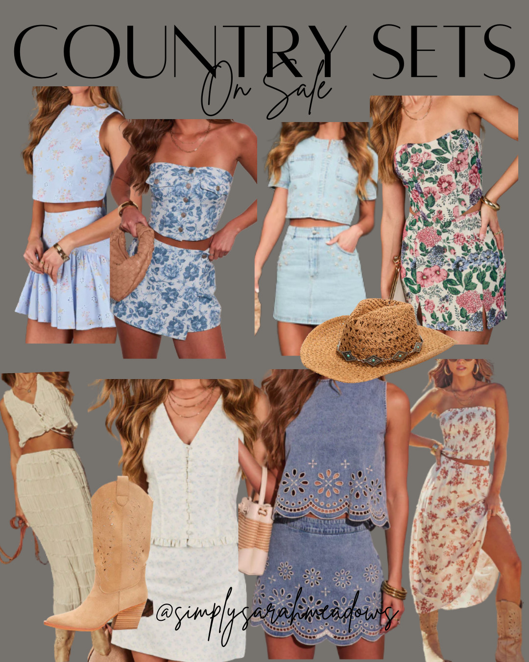  These are my top picks for that effortless western vibe—perfect for country concerts, festivals, or summer nights out. These sets are so cute. 

Tap my LTK to shop every look before they sell out 💨 Use code SET40 for 40% off! 

#LTK #LTKStyle #LTKFinds #LTKUnder100 #LTKSaleAlert #LTKItGirl
#ShopMyLTK #LTKFashion #LTKTrending #LTKOutfits
#DenimOnDenim #DenimDress #WesternStyle #CowgirlStyle #CountryConcertOutfit
#FestivalOutfit #SummerStyle #SpringStyle #OOTD #OutfitInspo
#TrendingNow #ViralStyle #AmazonFinds #FashionFinds #SaleAlert
#RodeoReady #BootsAndDresses #StyleInspo #WeekendOutfit #ConcertReady

 

#LTKSaleAlert #LTKFestival #LTKOver40