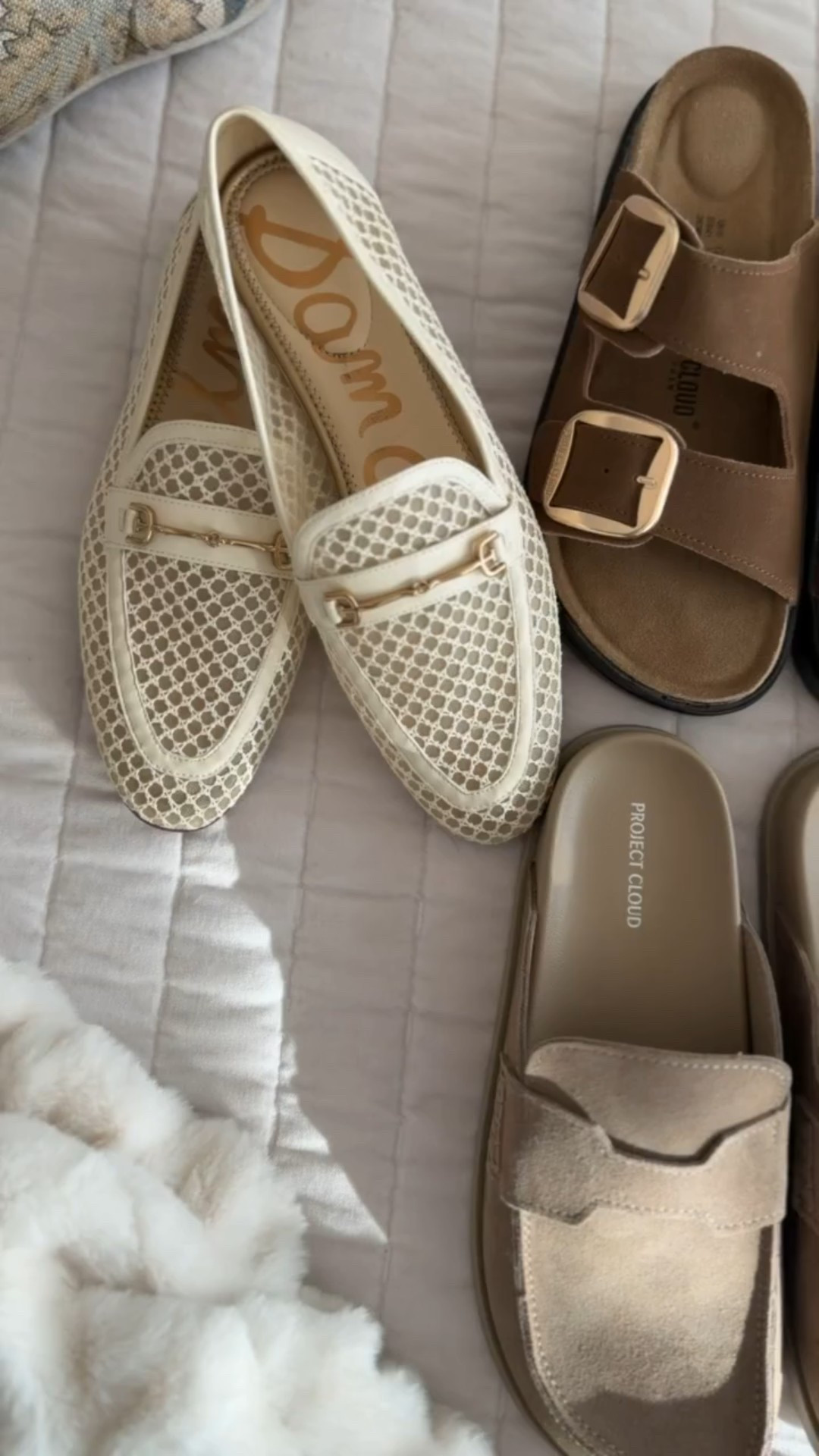 Spring shoe haul! Everyday shoes, workwear shoes, affordable shoes, luxury shoes, sandals, loafers, themominstyle

#LTKSeasonal #LTKSpringSale #LTKootd