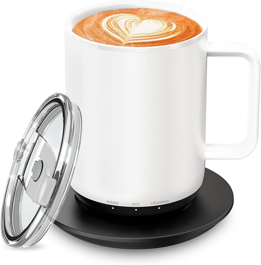 Vsitoo S3 Plus,Temperature-Controlled, Self-Heating Coffee Smart Mug,Smart LED light/APP control/... | Amazon (US)