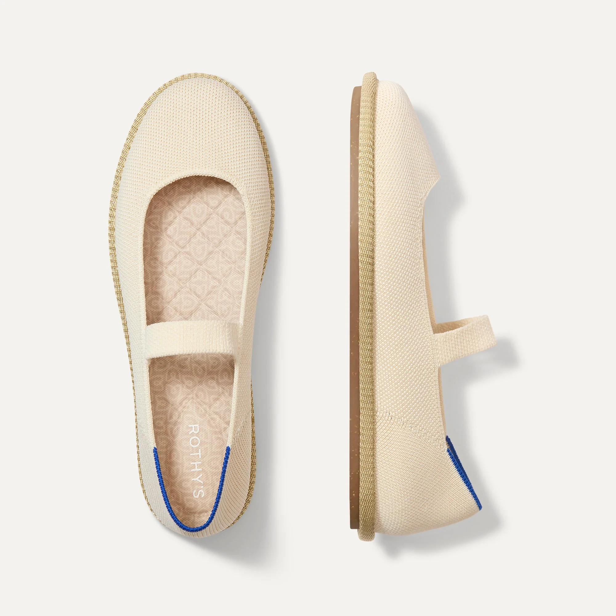 Women's Cruiser Mary Jane in White Sand | Rothy's | Rothy's