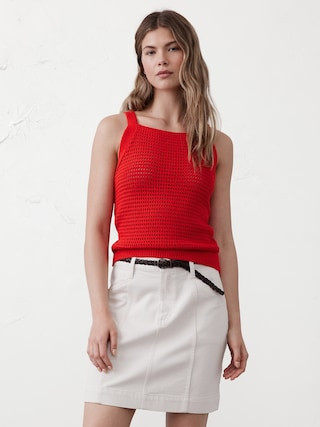Open Stitch Sweater Tank | Banana Republic Factory | Banana Republic Factory