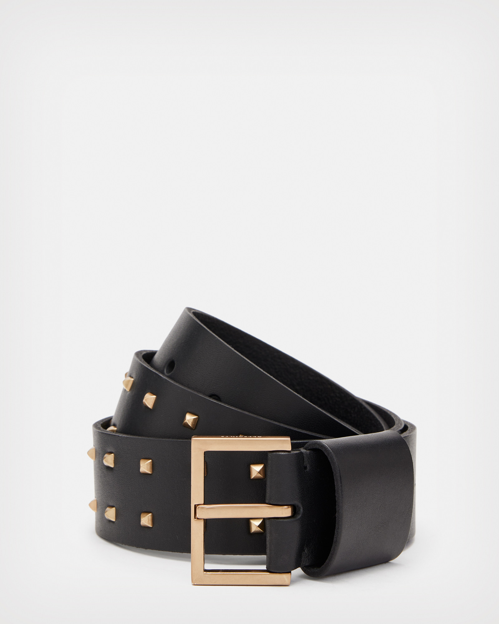 Maxie Leather Studded Belt | AllSaints US