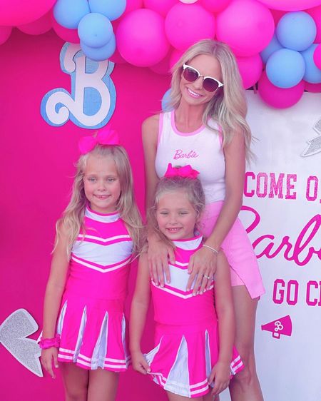 barbie cheer theme practice! These girls look so pretty in pink 

#LTKkids #LTKBacktoSchool #LTKfamily