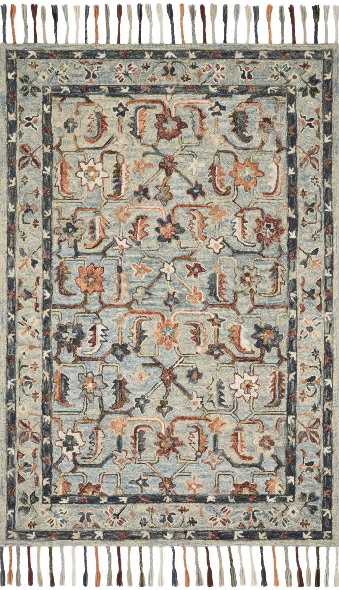 Loloi II Elka Elk-01 Sky - Multi Area Rug | RugStudio.com