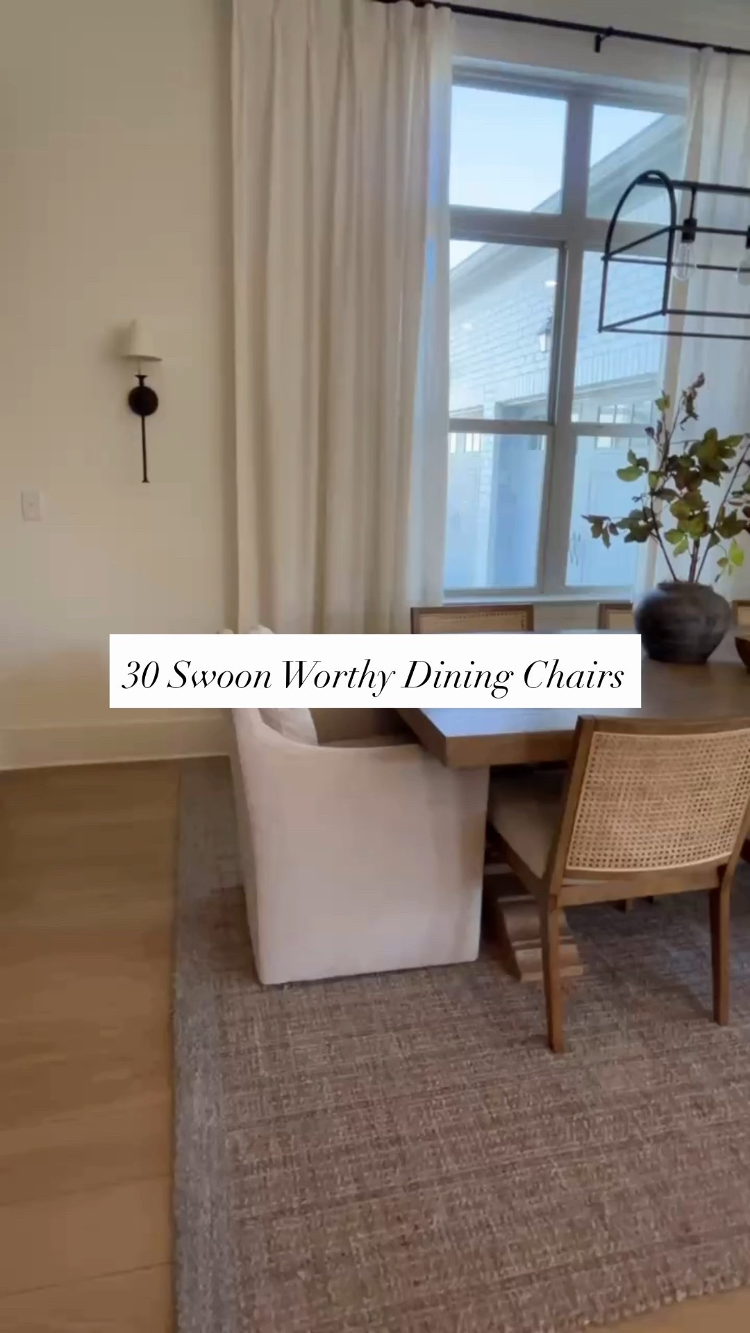 30 swoon worthy dining chairs featuring upholstered dining chairs, slipcover dining chairs, rattan, etc.#LTKFinds #LTKFavorites #HomeStyleDaily 

#LTKHome #LTKHome