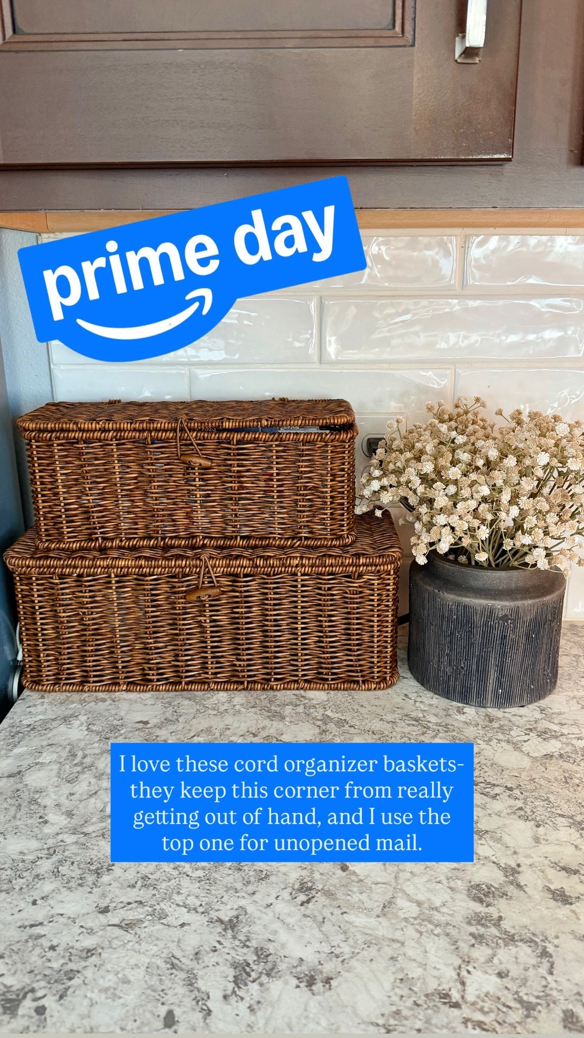 My cord organizer baskets are part of prime day!!

#LTKmomlife #LTKSaleAlert #LTKHome