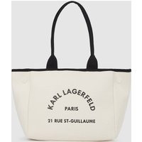 Karl Lagerfeld - Rue St-guillaume Transformable Tote Bag, Woman, Beige, Size: One Size | Karl Lagerfeld UK