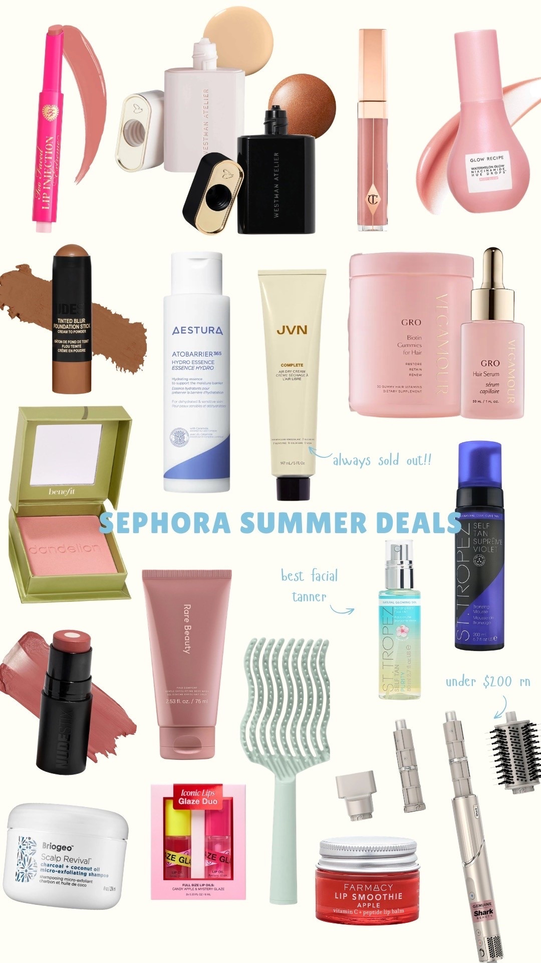 Sephora summer deals! So many good products on sale!

#LTKSaleAlert #LTKBeauty #LTKselfcare