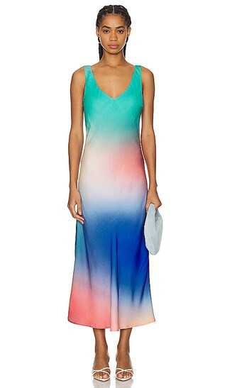 V Slip Dress in Tropic Sunset | Revolve Clothing (Global)