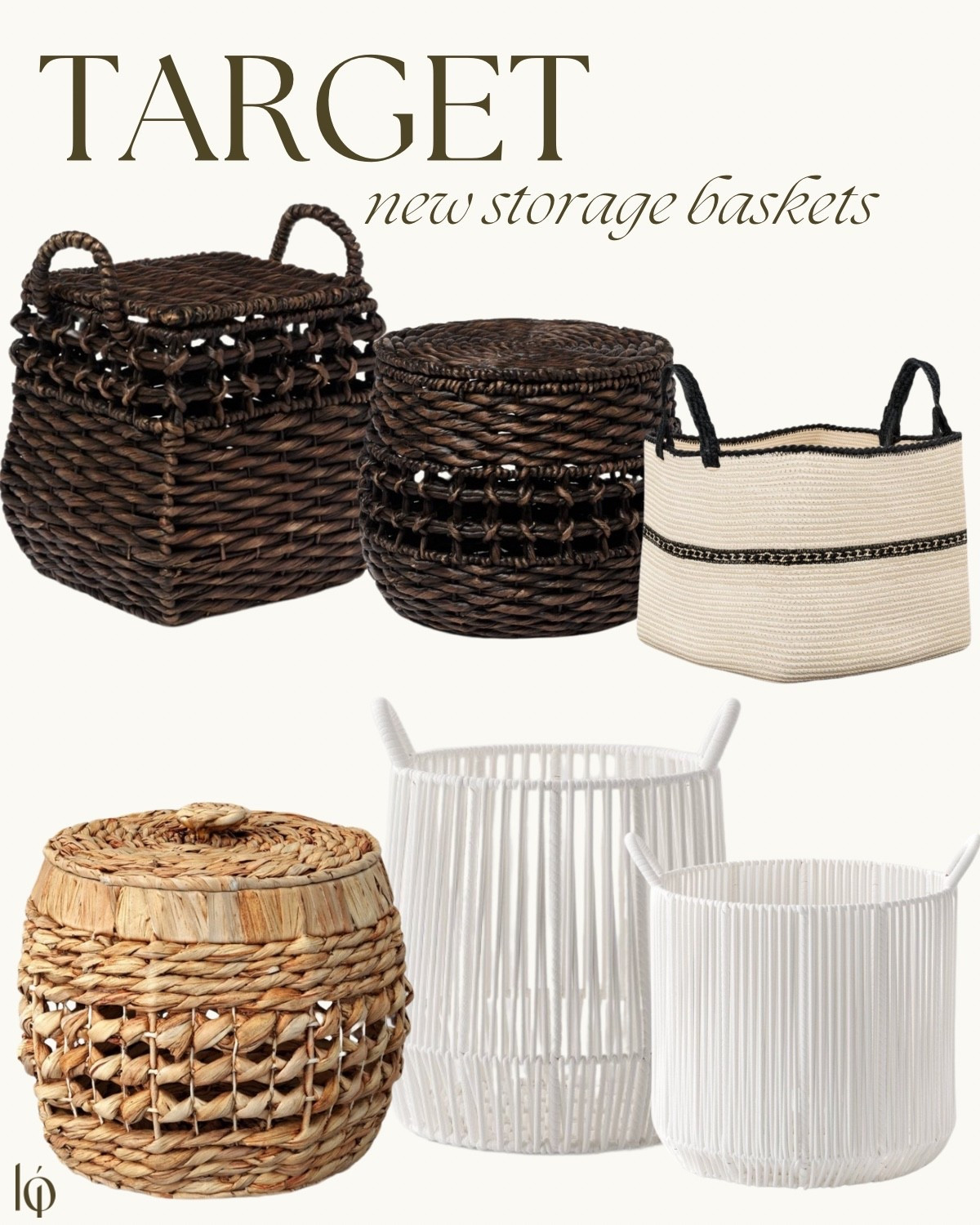 New arrivals target storage decor basket