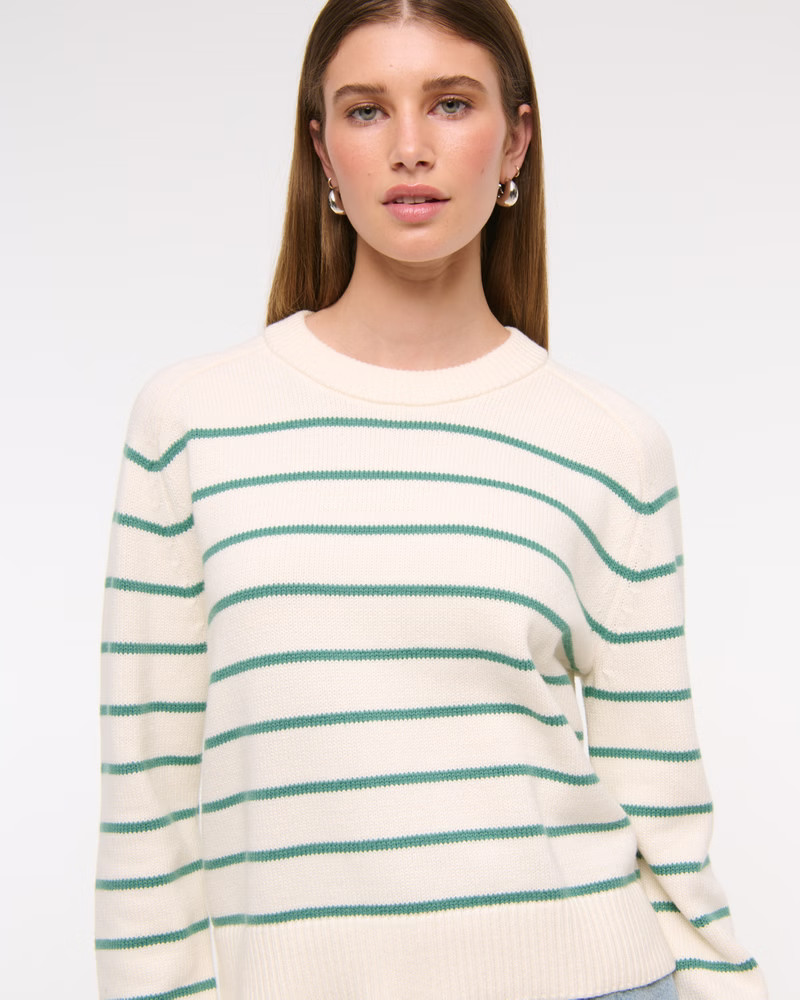 The A&F Madeline Crew Sweater | Abercrombie & Fitch (US)
