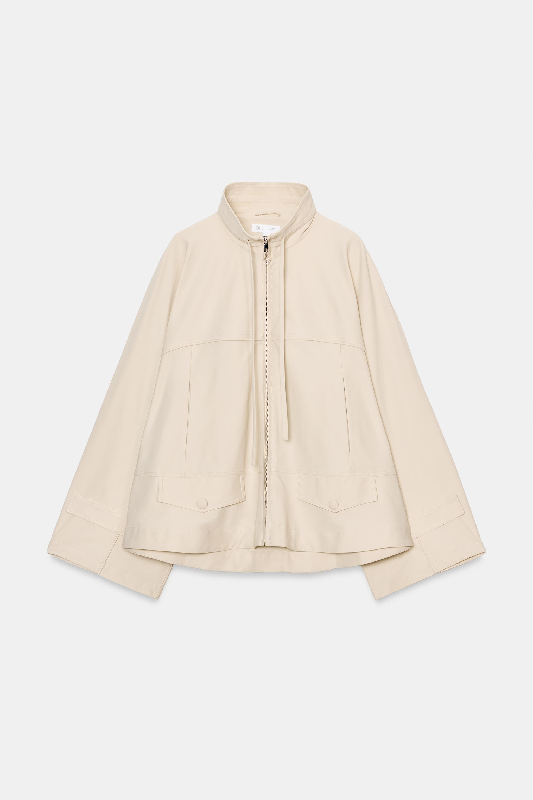 FLUID HIGH NECK JACKET | Zara US