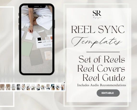 Editable Reel Sync Template | Transitions to Audio Animated Social Media Content | Instagram | Ti... | Etsy (CAD)