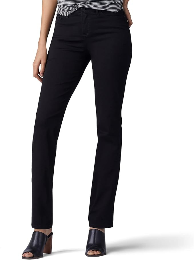 Lee Women's Ultra Lux Comfort with Flex Motion Straight Leg Jean | Amazon (US)