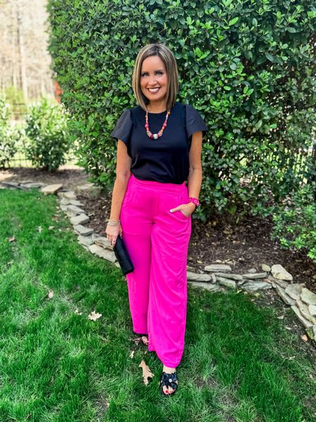 My wide leg pants and flutter sleeve tee were best sellers in May!
Both are on sale and run true to size (in a medium)



#LTKOver40 #LTKSaleAlert #LTKStyleTip