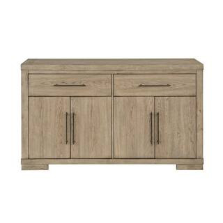 Steve Silver Napa Weathered Sand Wood 66 in. Sideboard NP500SVS - The Home Depot | The Home Depot