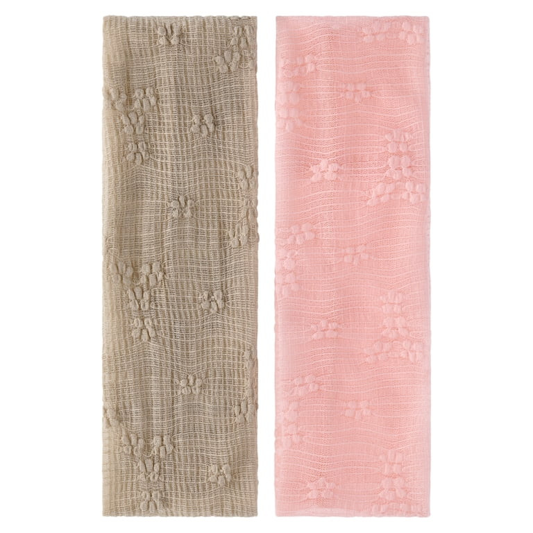 No Boundaries Solid Head Wrap, 2-Pack, Blush/Tan, Women's | Walmart (US)