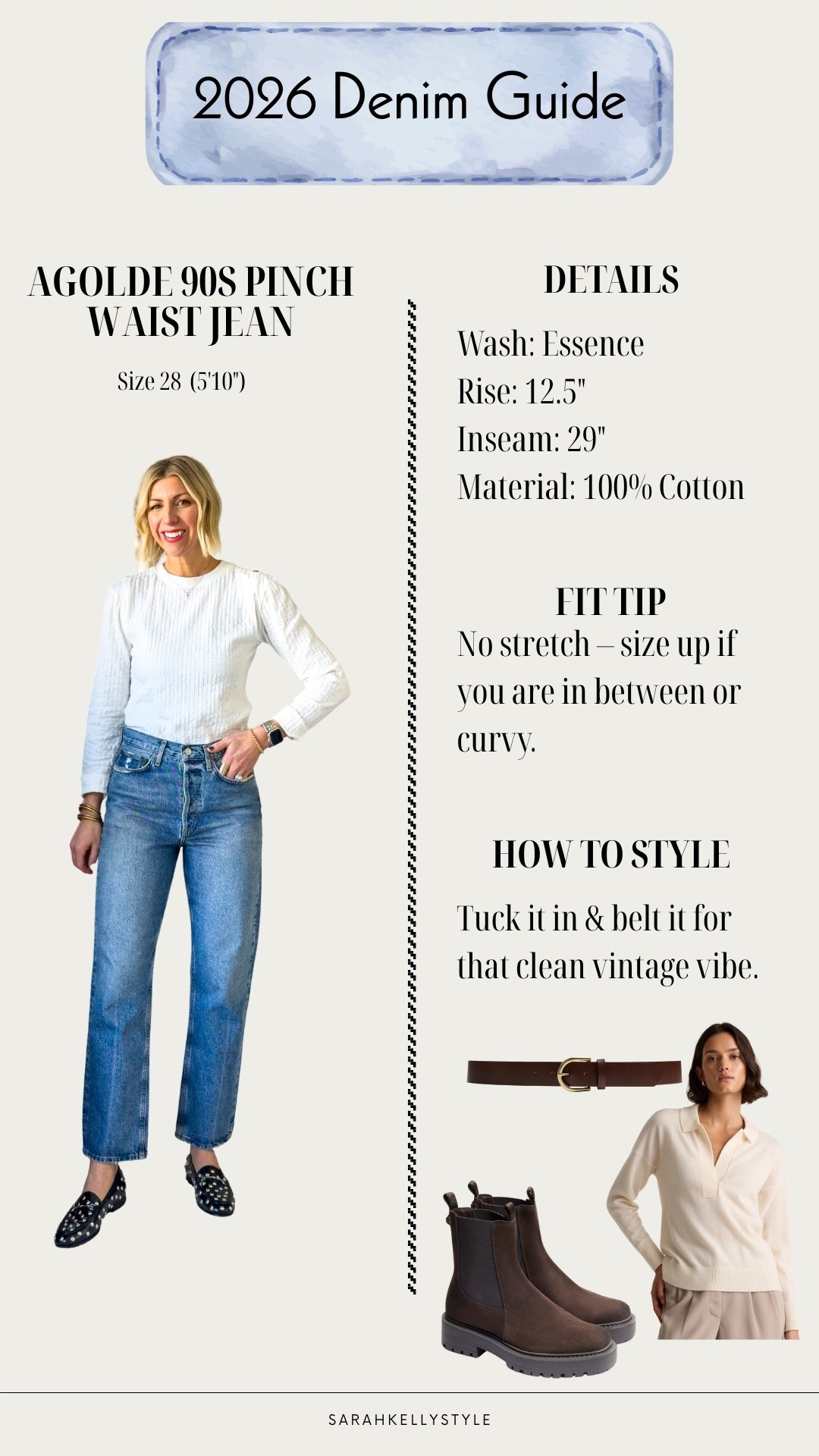 Denim Guide 2026!
The Agolde 90s Pinch Waist

#LTKootd #LTKOver40 #LTKSeasonal