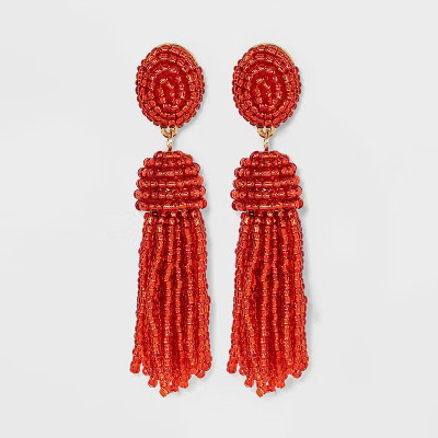 SUGARFIX by BaubleBar Polished Beaded Tassel Earrings | Target