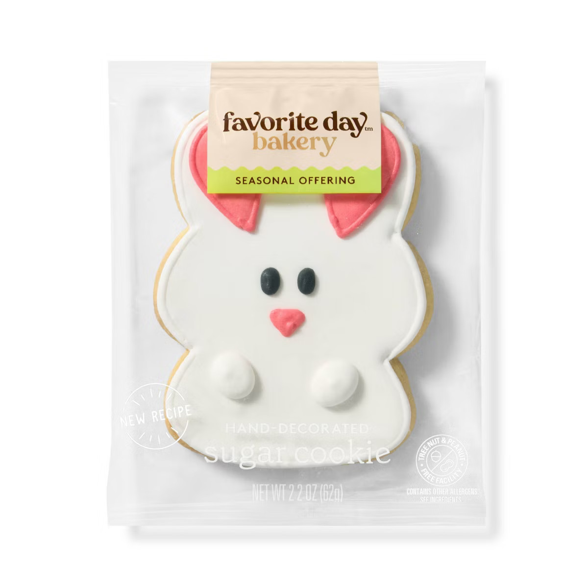 Easter Bunny Hand Decorated Spring Cookie - 2.2oz - Favorite Day™ | Target