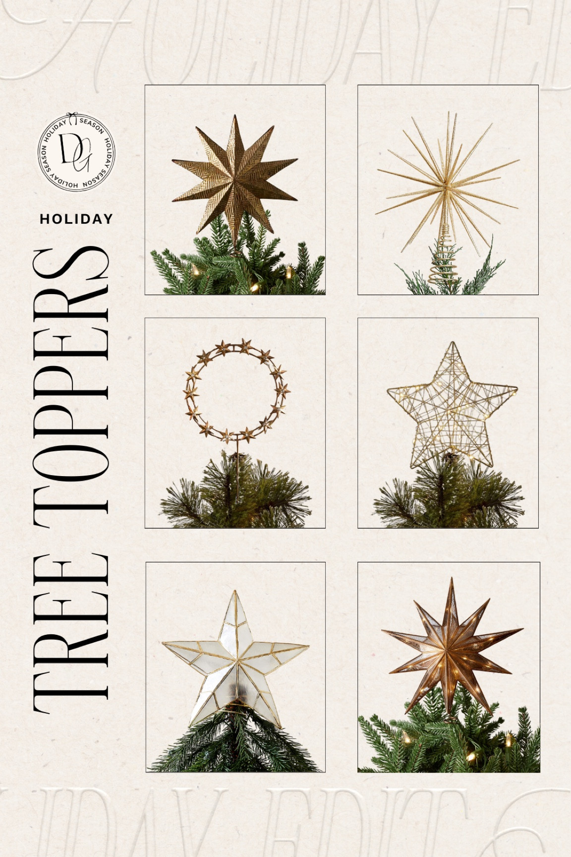 The Holiday Edit: Tree Toppers ✨

holiday decor, festive decor, festive home decor, xmas decor, xmas home decor, Christmas home decor, Christmas decor, Christmas tree decor, holiday decorations, Christmas decorations, holiday decor 2024, 2024 holiday home finds, holiday season 2024, Christmas tree topper, Christmas tree toppers, Christmas tree collars, festive decor

#LTKHoliday #LTKHome #LTKSeasonal