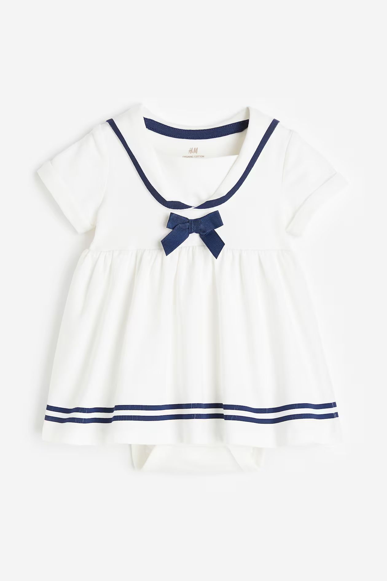 Body-Kleid mit Schleife - Weiß - Kids | H&M AT | H&M (DE, AT, CH, NL, FI)