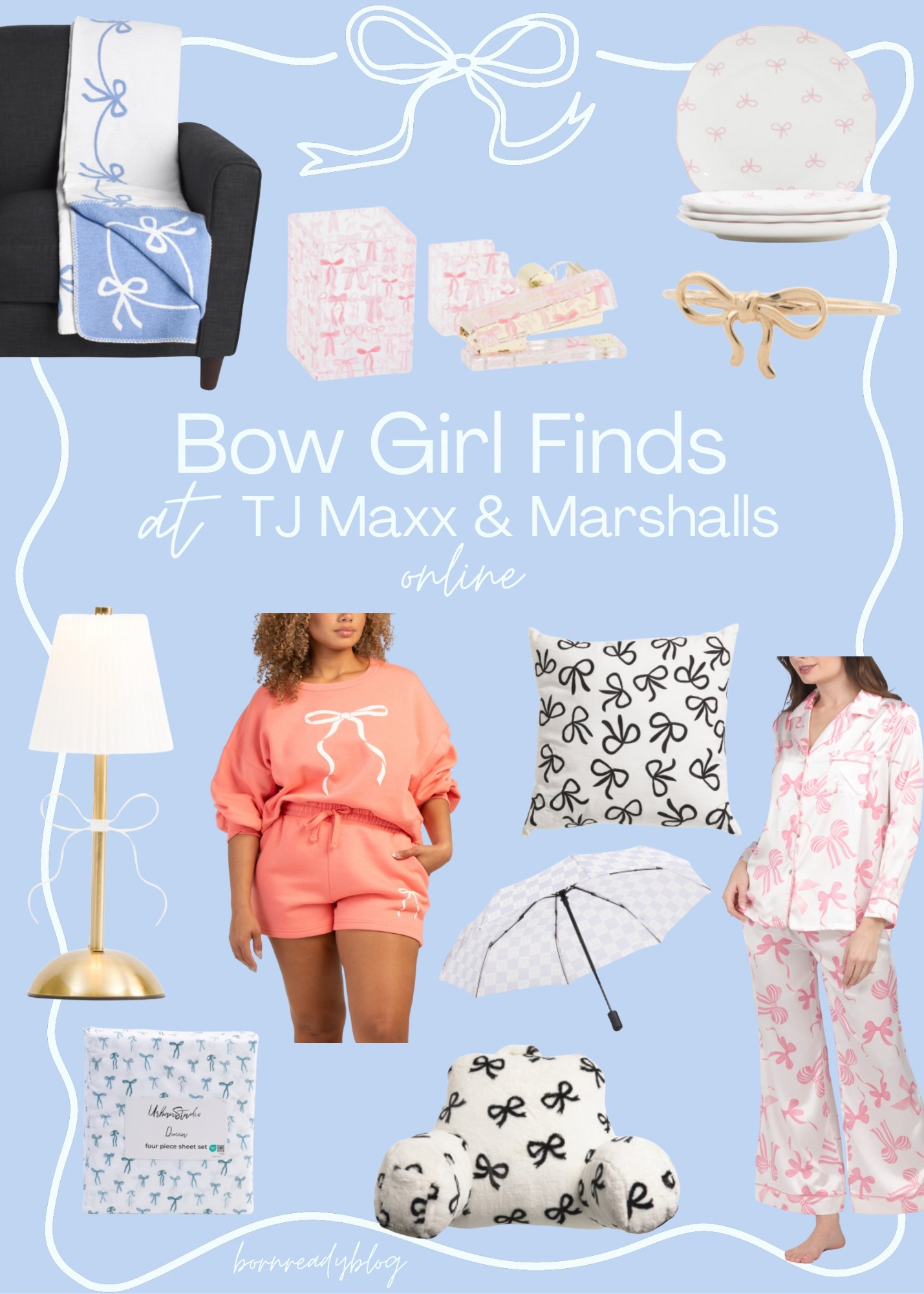 TJ Maxx and Marshalls online have the best girly bow themed finds from home decor to clothing to jewelry and accessories! My personal favorite are the desk accessories like the stapler, tape dispenser and pencil cup!! What’s your favorite TJ Maxx and Marshalls bow find? #tjmaxx #tjmaxxfinds #bowgirl #coquettecore #girly #bows #bowgirly 

#LTKSaleAlert #LTKFindsUnder50 #LTKStyleTip