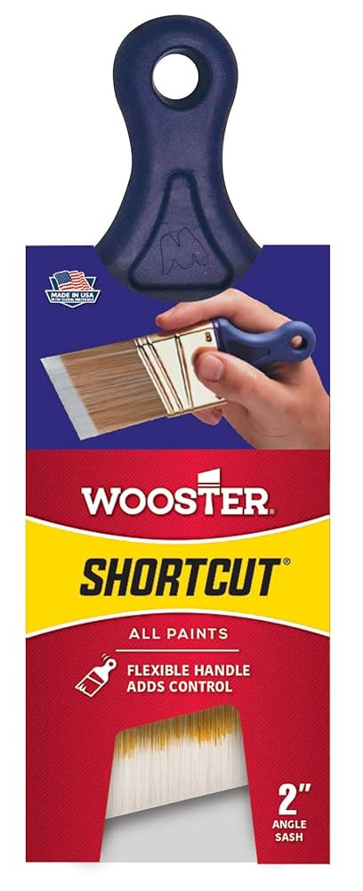 Wooster Brush Q3211-2 Shortcut Angle Sash Paintbrush, 2-Inch, White | Amazon (US)