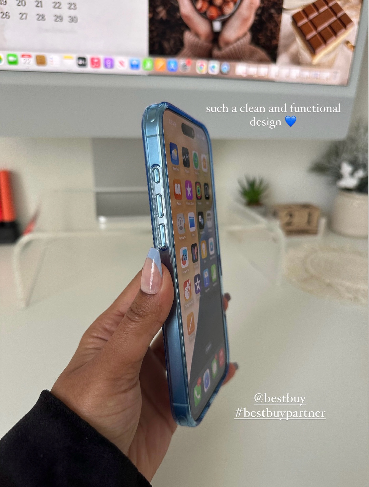 My iPhone 16 case 💙 @bestbuy #bestbuypartner 