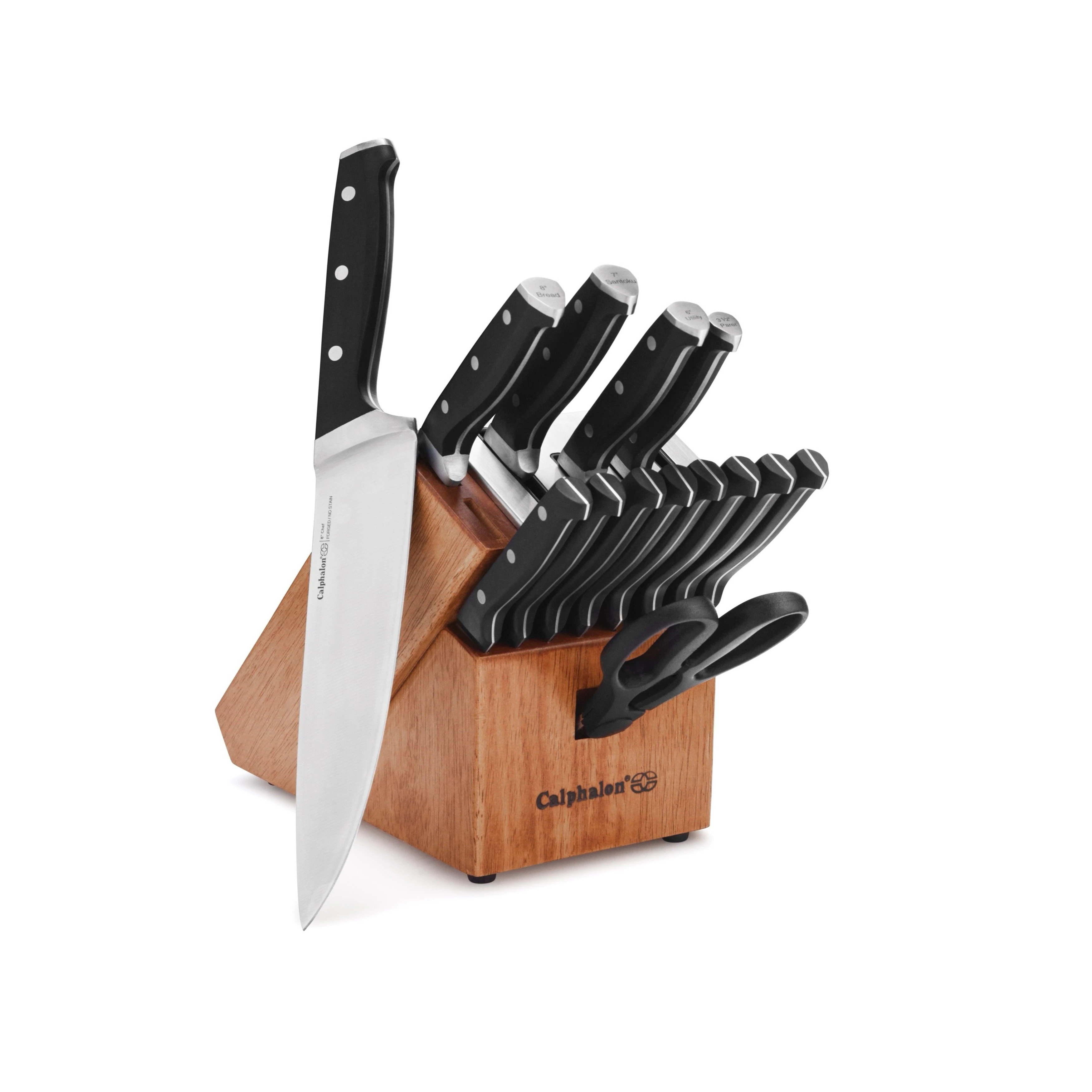 Calphalon® Classic™ Self-Sharpening Cutlery Knife Block Set with SharpIN™ Technology, 15 piece | Bed Bath & Beyond
