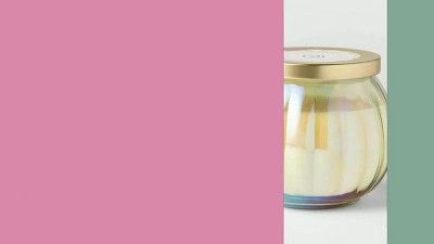 Target/Home/Home Decor/Candles & Home Fragrances/Candles‎14oz Lidded Yellow Depression Glass Ja... | Target