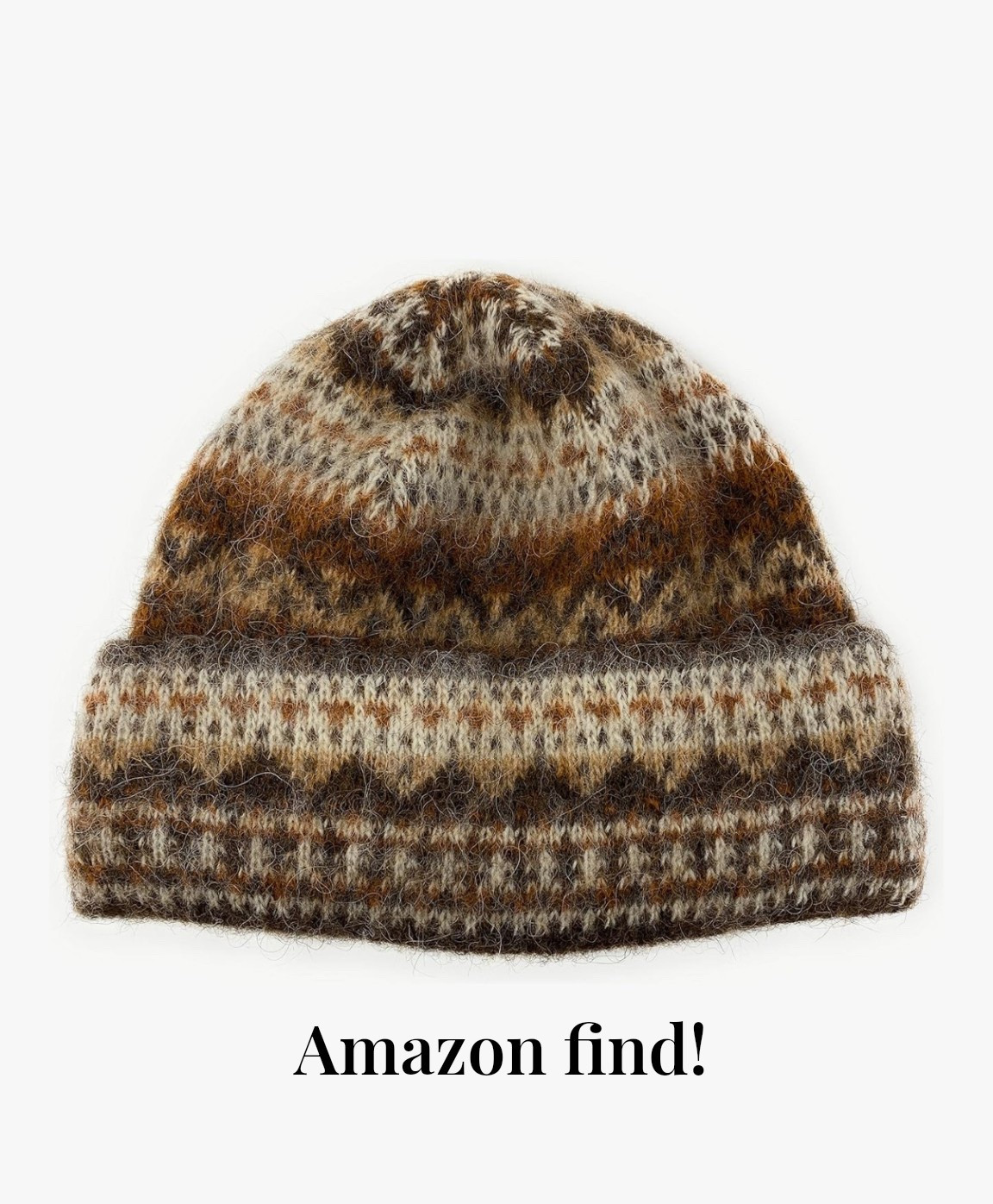 Brown Amazon toque 