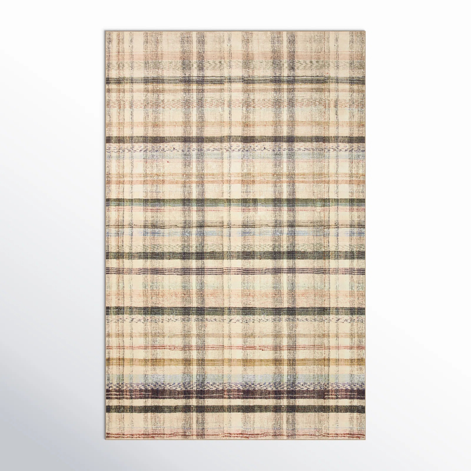 Chris Loves Julia x Loloi Humphrey Collection HUM-02 Ivory/Green/Gray/Black, Contemporary Area Ru... | Wayfair North America
