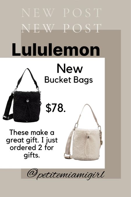 New bucket bags. These make a great gift. 

#LTKHoliday #LTKitbag #LTKGiftGuide