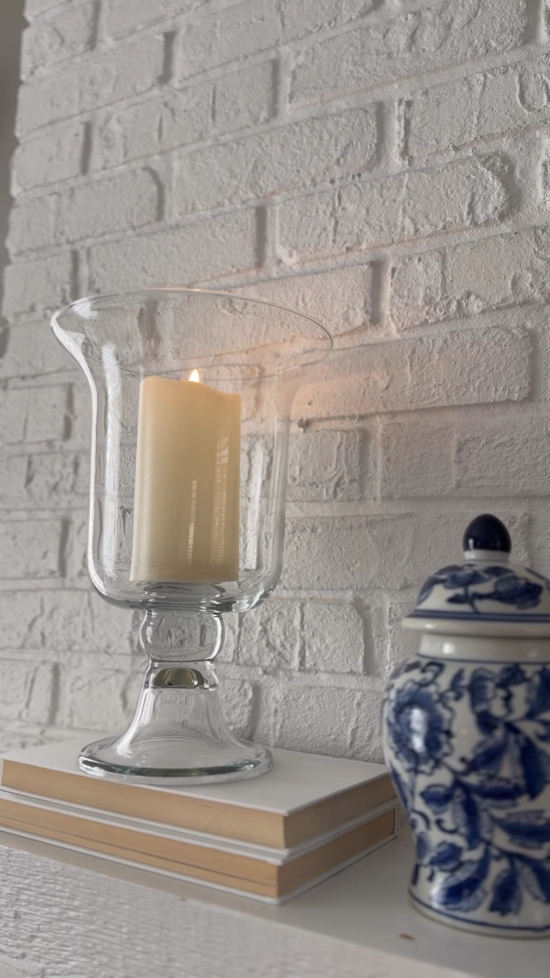 My favorite flameless candles!  Love that they come with a remote too!

Transitional design inspo, traditional design inspo, flameless candle, footed glass hurricane, gold mirror, blue and white ginger jar, faux topiary, chinoiserie , living room inspo, living room design, living room refresh 

#LTKSaleAlert #LTKHome