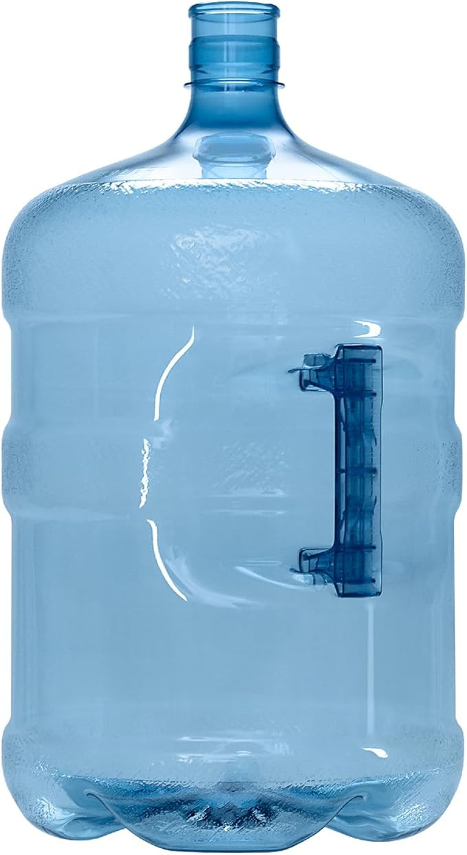 Brio B.P.A. Free 5 Gallon Plastic Crown Cap Reusable Water Bottle Container | Amazon (US)