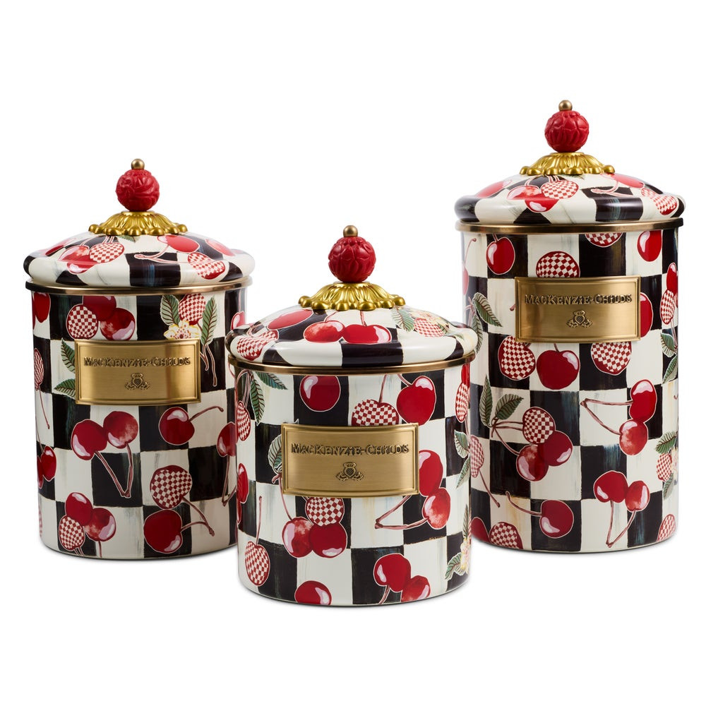 Mon Cheri Canisters, Set of 3 | MacKenzie-Childs