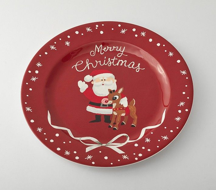 Rudolph® Charger Plate | Pottery Barn Kids