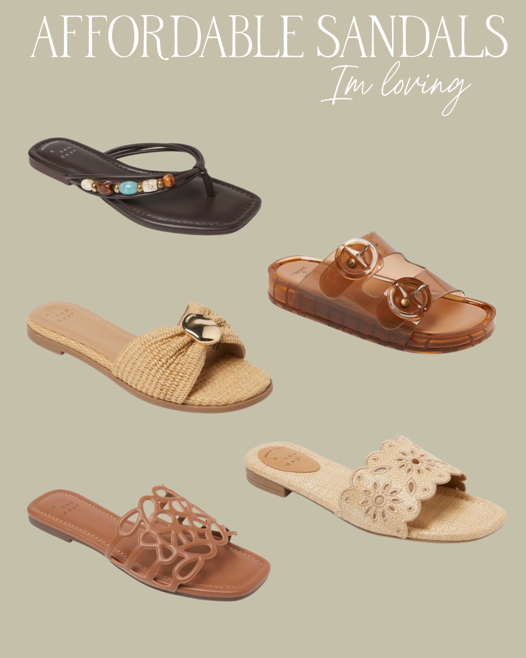 Affordable target sandals airing sandals jelly flat sandals

#LTKSaleAlert #LTKTravel #LTKootd