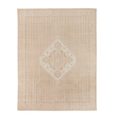 Deluca Area Rug - Banded Cream/Brown | Perigold