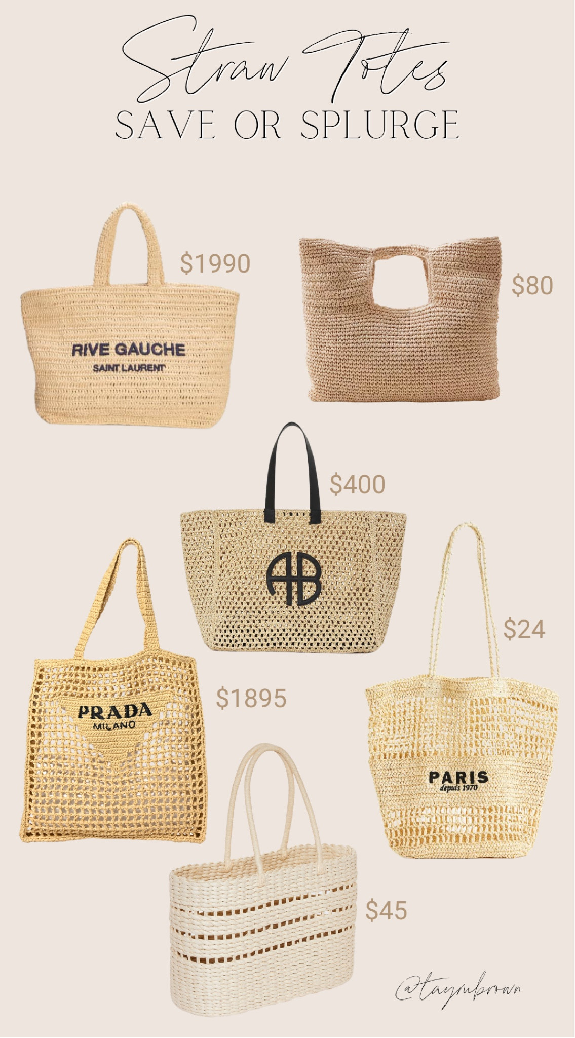 Women Designer Totes Straw Plaited … curated on LTK