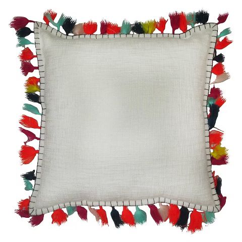 Pillow with Tassels - Threshold™ | Target