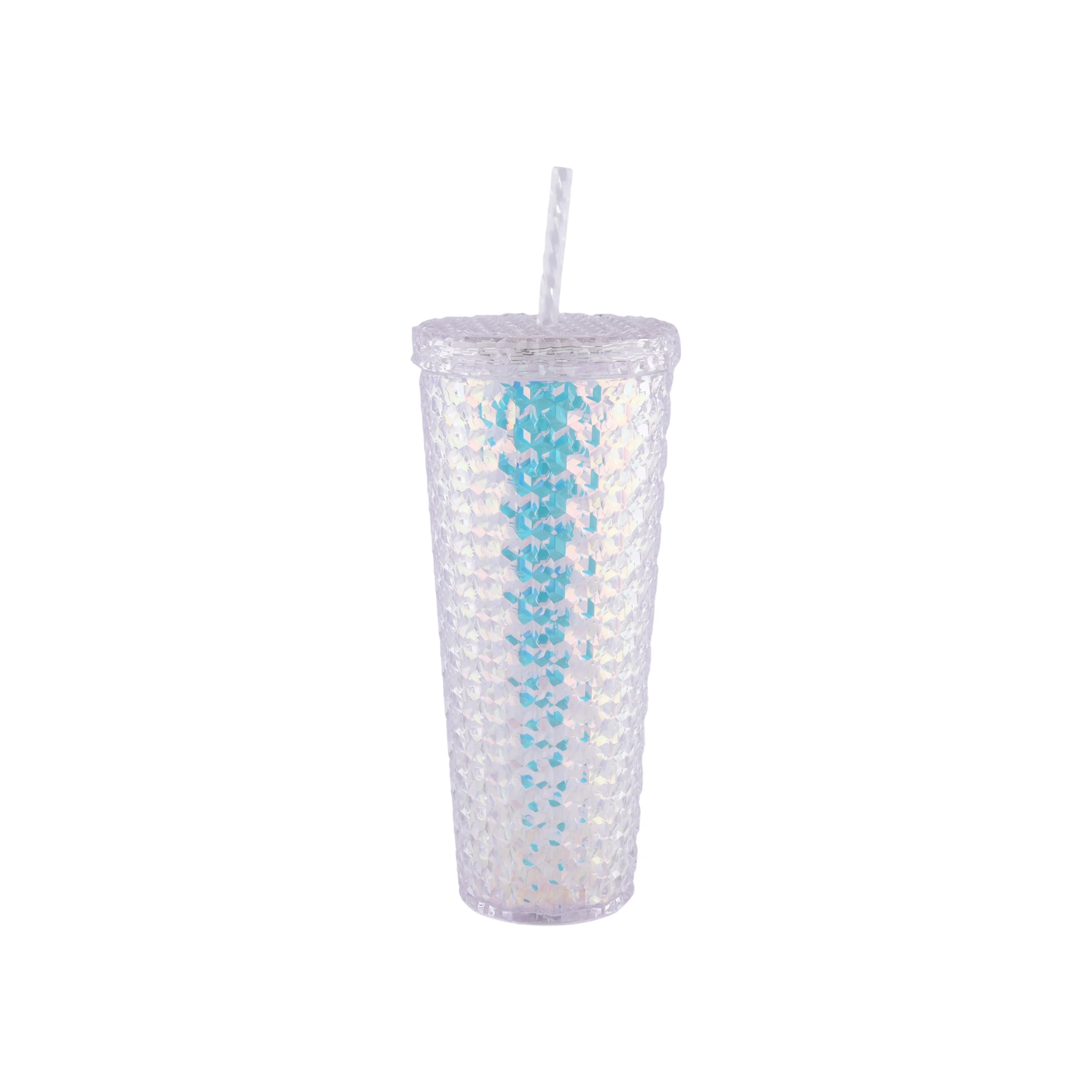 Mainstays 26 oz Silver Plastic Tumbler, 4 Pack | Walmart (US)