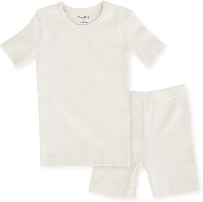 AVAUMA Baby Boys Girls Pajama Set Kids Toddler Snug fit Basic Cotton Sleepwear pjs for Daily | Amazon (US)