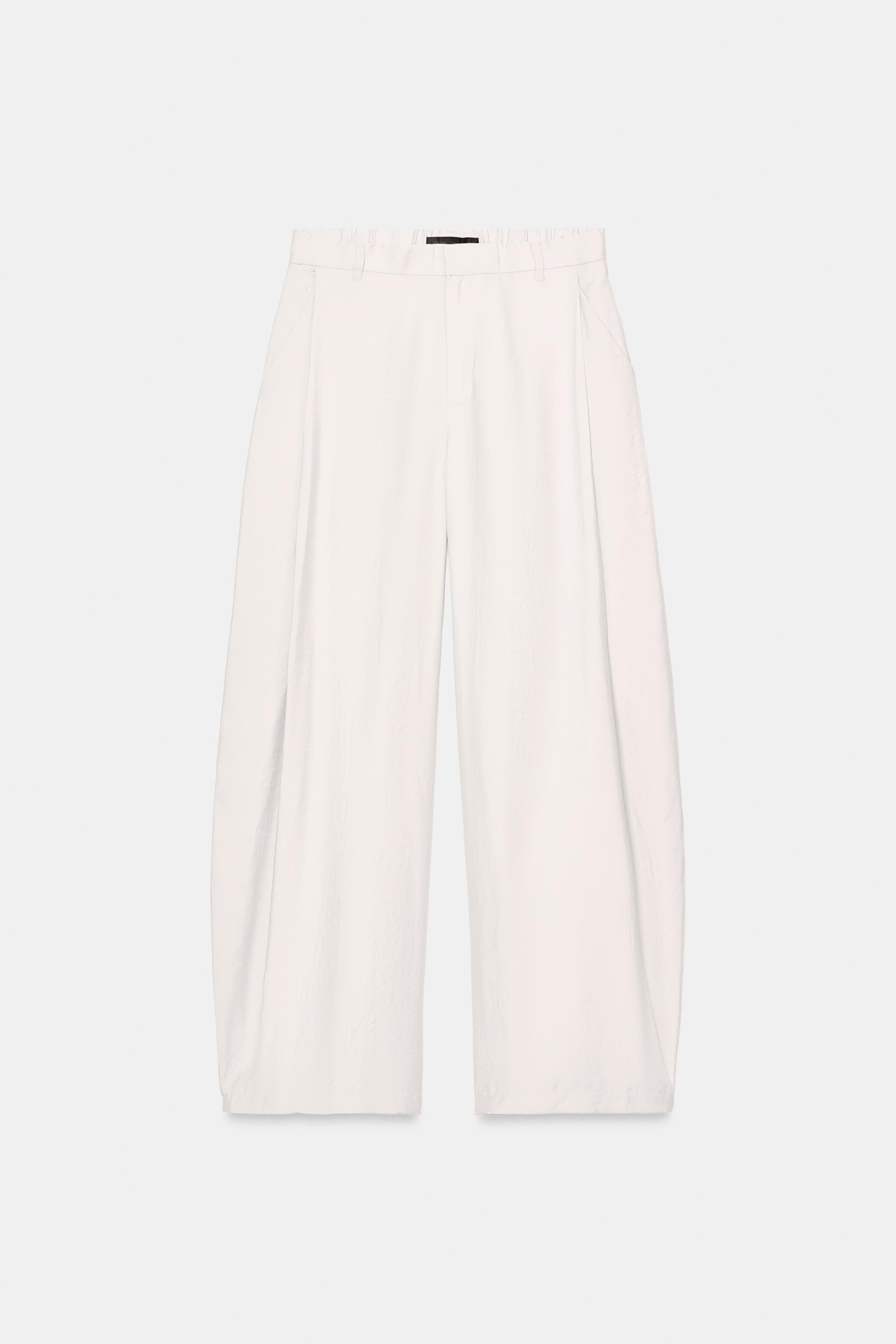 FLOWY PLEATED PANTS | Zara US